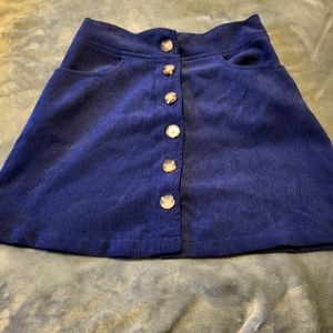 Skirt, Super Soft, Button Up, Amy Byer, Size 10/12